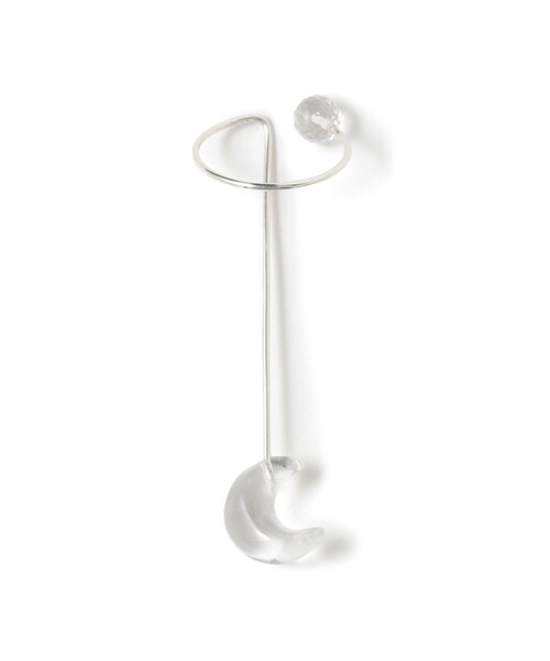 【セール】【別注】RACKETS / CRESENT MOON EARCUFF（イヤーカフ）｜Ray BEAMS（レイビームス）