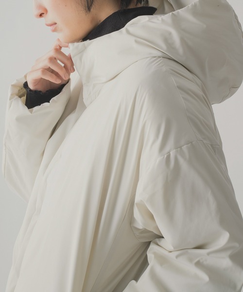 miffew（ミフュー）の「「miffew/ミフュー」HIDDEN SNAP HOODED DOWN JACKET（ダウンジャケット/コート・メンズ・オフホワイト/ブルーグレー/ブラック/ブラウン/グレイッシュベージュ/ベージュ・2/1/3/4）」の10枚目の写真
