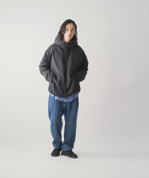 セール】「miffew/ミフュー」HIDDEN SNAP HOODED DOWN JACKET セール】「miffew/ミフュー」HIDDEN SNAP HOODED DOWN JACKET