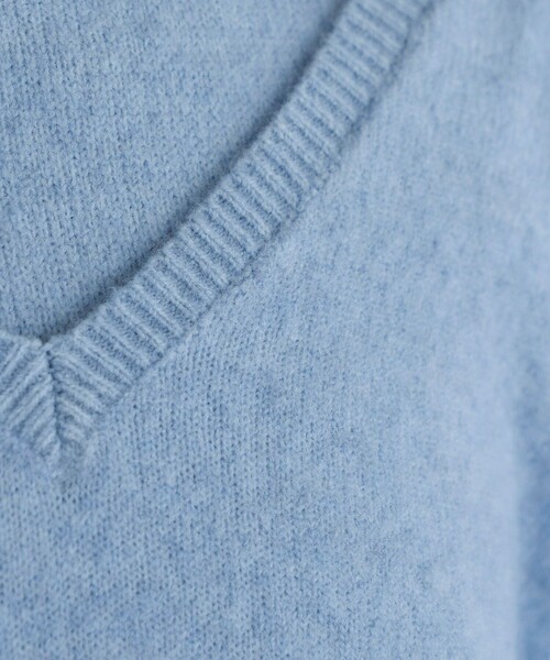 FREAK'S STORE(フリークスストア)の「FREAK’S STORE/フリークスストア The Yarn. ニットタンク レイヤードプルオーバー/ Vネックニット アンサンブル(ニット/セーター・レディース・ライトグレー/ブルー・フリ-)」の21枚目の写真