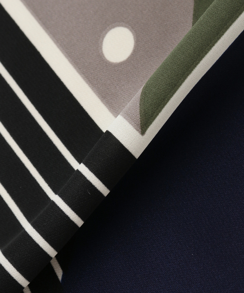 JOURNAL STANDARD relume（ジャーナルスタンダード　レリューム）の「RELUME ドットスカーフ（ストール/ショール・レディース・オレンジ/グリーン・FREE）」の7枚目の写真