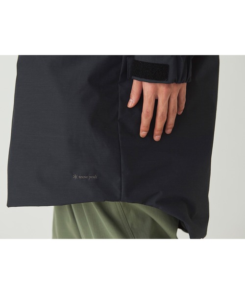 Snow Peak（スノーピーク）の「FR 2L Down Coat エフアールツーエルダウンコート　難燃 ダウン（ダウンジャケット/コート・メンズ・グリーン系その他/ブラック/グレー系その他・S/M/L/1/XL）」の12枚目の写真