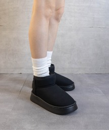 ムートンショートブーツ