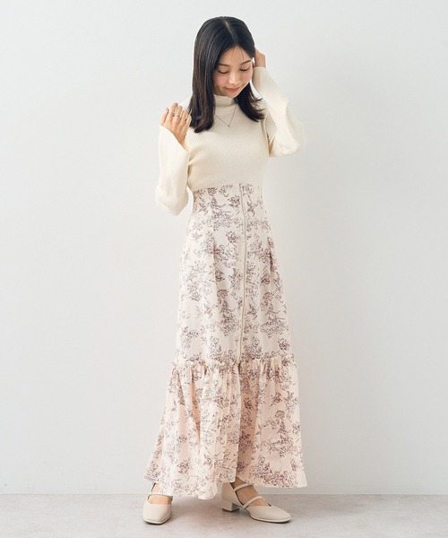 earth music&ecology（アースミュージックアンドエコロジー）の「フレアスリーブプルオーバー（Tシャツ/カットソー・レディース・アイボリー/ネイビー/ピンク/ライトグレー系2/ブラック・S/M）」の10枚目の写真