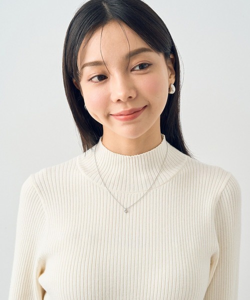 earth music&ecology（アースミュージックアンドエコロジー）の「フレアスリーブプルオーバー（Tシャツ/カットソー・レディース・アイボリー/ネイビー/ピンク/ライトグレー系2/ブラック・S/M）」の12枚目の写真