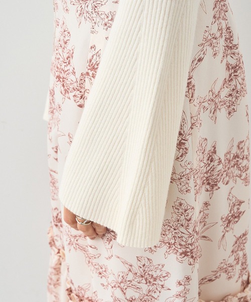 earth music&ecology（アースミュージックアンドエコロジー）の「フレアスリーブプルオーバー（Tシャツ/カットソー・レディース・アイボリー/ネイビー/ピンク/ライトグレー系2/ブラック・S/M）」の14枚目の写真