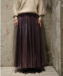 babaco（ババコ）の「babaco Lurex Print Chiffon Gathered Skirt（スカート）」