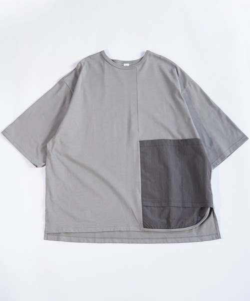 sneeuw（スニュウ）の「パネルプルオーバー（Tシャツ/カットソー・レディース・ベージュ/グレー・1/3）」の7枚目の写真