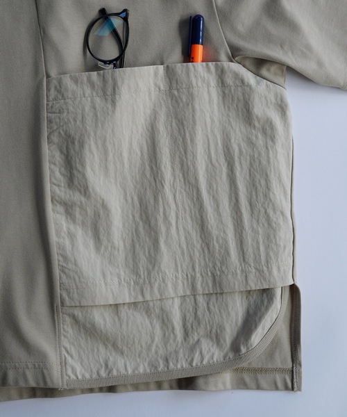 sneeuw（スニュウ）の「パネルプルオーバー（Tシャツ/カットソー・レディース・ベージュ/グレー・1/3）」の8枚目の写真