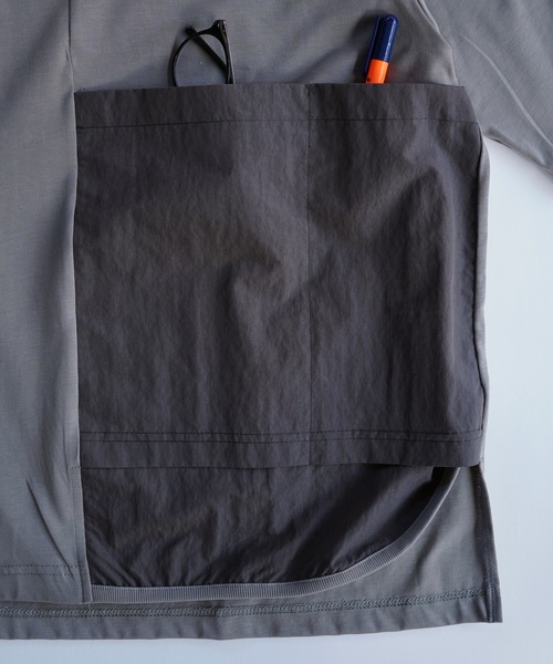 sneeuw（スニュウ）の「パネルプルオーバー（Tシャツ/カットソー・レディース・ベージュ/グレー・1/3）」の11枚目の写真