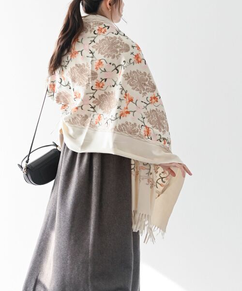 カラフル刺繍起毛大判ストール（ストール/ショール）｜rps（アール