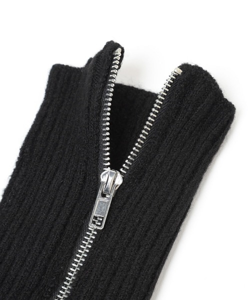 HARE（ハレ）の「ZIPニットグローブ(HARE)（手袋・メンズ・ブラック・FREE）」の6枚目の写真
