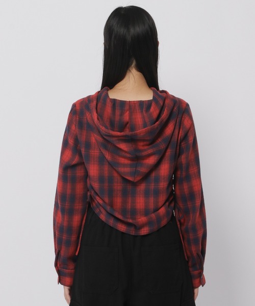 3.3 Field Trip （3.3フィールドトリップ）の「3.3 Field Trip／サイドシャーリングシャツ（シャツ/ブラウス・レディース・ボルドー/ブラウン/ブルー・FREE）」の15枚目の写真