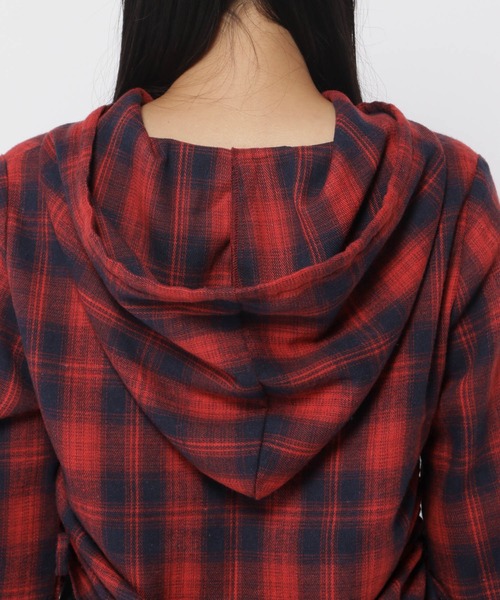 3.3 Field Trip （3.3フィールドトリップ）の「3.3 Field Trip／サイドシャーリングシャツ（シャツ/ブラウス・レディース・ボルドー/ブラウン/ブルー・FREE）」の16枚目の写真