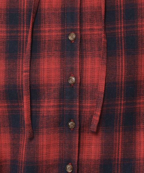 3.3 Field Trip （3.3フィールドトリップ）の「3.3 Field Trip／サイドシャーリングシャツ（シャツ/ブラウス・レディース・ボルドー/ブラウン/ブルー・FREE）」の22枚目の写真