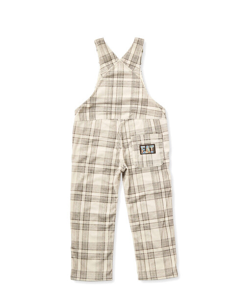 SLAP SLIP（スラップスリップ）の「フラップ胸ポケット付きチェックサロペット(80~120cm)（サロペット/オーバーオール・キッズ・ブラック系その他/ホワイト系その他2・80ｃｍ/90cm/110cm/100cm/120cm）」の6枚目の写真