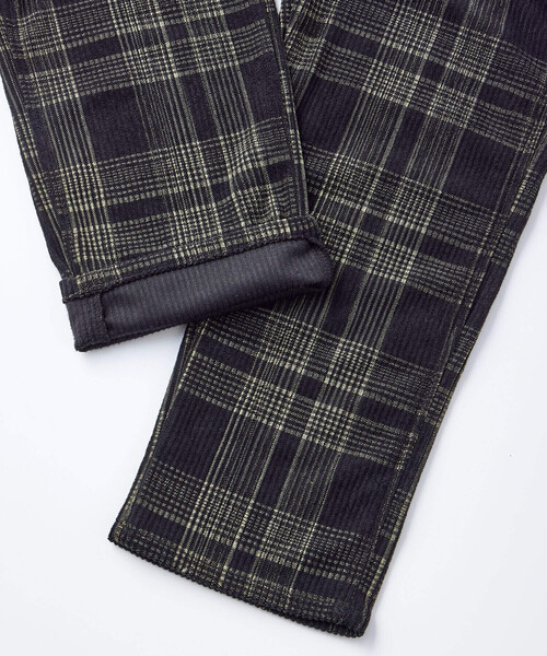 SLAP SLIP（スラップスリップ）の「フラップ胸ポケット付きチェックサロペット(80~120cm)（サロペット/オーバーオール・キッズ・ブラック系その他/ホワイト系その他2・80ｃｍ/90cm/110cm/100cm/120cm）」の20枚目の写真