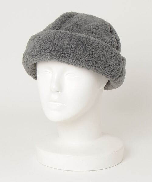 halo commodity（ハロ　コモディティー）の「【halo Commodity/ハロ コモディティー】Kuna Boa Cap ボアキャップ（キャップ・メンズ・グレー/ベージュ/ブラック・FREE）」の5枚目の写真