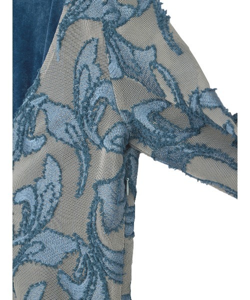 Ameri（アメリ）の「2WAY CHINTZ FINISH A LINE DRESS（ドレス・レディース・ブラック/ブルー/テラコッタ・SMALL/MEDIUM）」の19枚目の写真