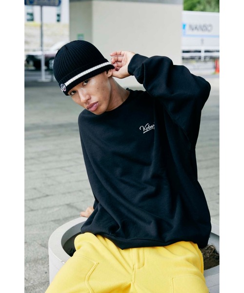 KEBOZ（ケボズ）の「WAPPEN RIB BEANIE（ニットキャップ/ビーニー・メンズ・カーキ/ブラック/グレー・FREE）」の5枚目の写真