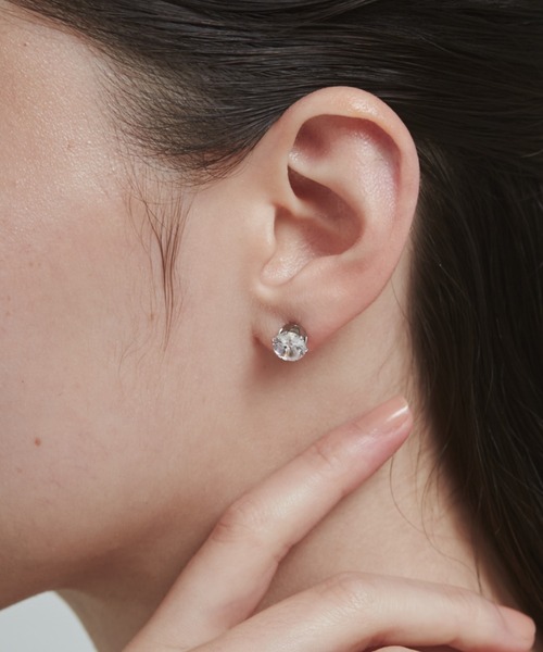 ciite' surgical stainless(シーテサージカルステンレス)の「【 金属アレルギー対応 】 7サイズ ビジューピアス サージカルステンレス (両耳用)(ピアス(両耳用)・レディース・ゴールド/シルバー・8/7/6/5/3/2/4)」の18枚目の写真