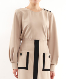 Tiara | バイカラープルオーバー(シャツ/ブラウス)