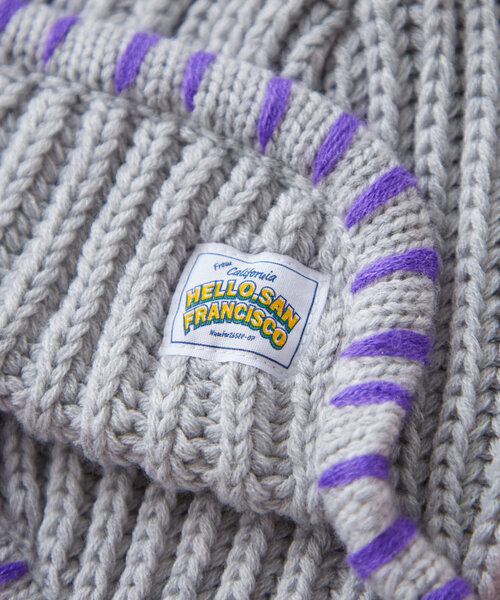 HELLO.SANFRANCISCO（ハローサンフランシスコ）の「【HELLO.SANFRANCISCO/ハローサンフランシスコ】ハンドステッチフライトキャップ（キャップ・レディース・グレー/アイボリー/レッド・ONE SIZE）」の22枚目の写真