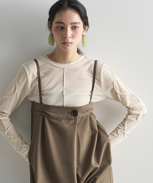 専用！新品、タグ付き！エンブロイダリーロンパース ザ・ノース・フェイス THE NORTH FACE アウトドア 長袖Tシャツ ロング