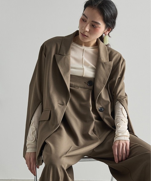 THE YOn（ザヨン）の「コードエンブロイダリーシアーロングスリーブTシャツ（Tシャツ/カットソー・レディース・アイボリー/チャコールグレー/サックスブルー/ピンク・FREE）」の9枚目の写真