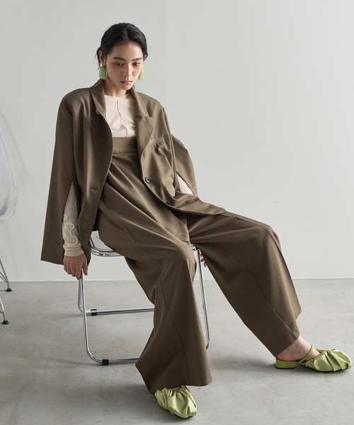 THE YOn（ザヨン）の「コードエンブロイダリーシアーロングスリーブTシャツ（Tシャツ/カットソー・レディース・アイボリー/チャコールグレー/サックスブルー/ピンク・FREE）」の10枚目の写真