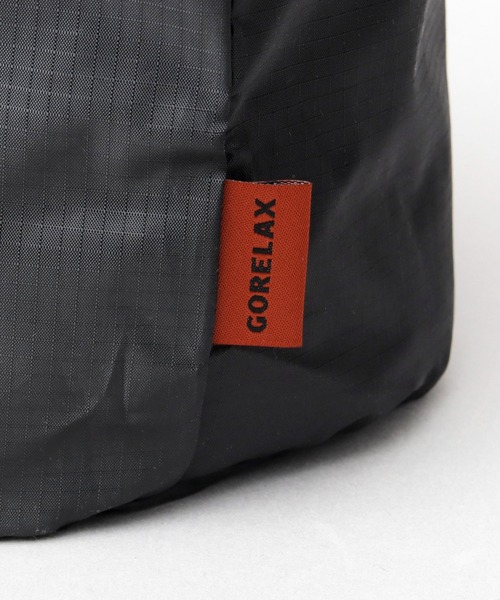 ごリラックス（ゴリラックス）の「GORELAX 撥水 リップストップ ととのい 巾着バッグ まもるさん（ポーチ・メンズ・ブラック/カーキ/ベージュ・FREE）」の16枚目の写真