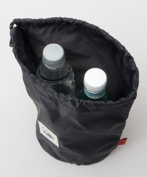 ごリラックス（ゴリラックス）の「GORELAX 撥水 リップストップ ととのい 巾着バッグ まもるさん（ポーチ・メンズ・ブラック/カーキ/ベージュ・FREE）」の15枚目の写真