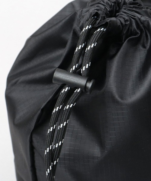 ごリラックス（ゴリラックス）の「GORELAX 撥水 リップストップ ととのい 巾着バッグ まもるさん（ポーチ・メンズ・ブラック/カーキ/ベージュ・FREE）」の13枚目の写真