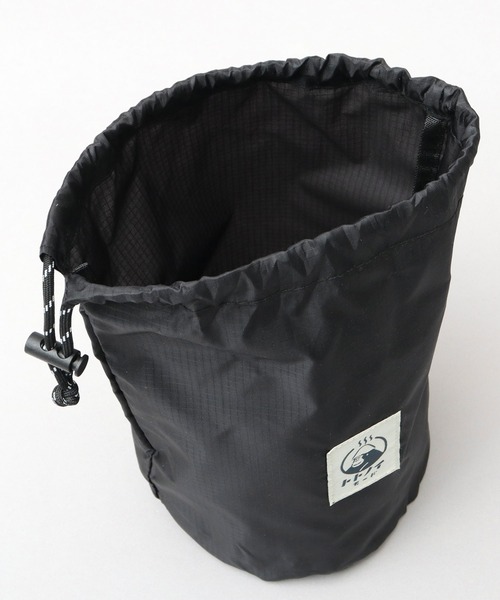 ごリラックス（ゴリラックス）の「GORELAX 撥水 リップストップ ととのい 巾着バッグ まもるさん（ポーチ・メンズ・ブラック/カーキ/ベージュ・FREE）」の12枚目の写真