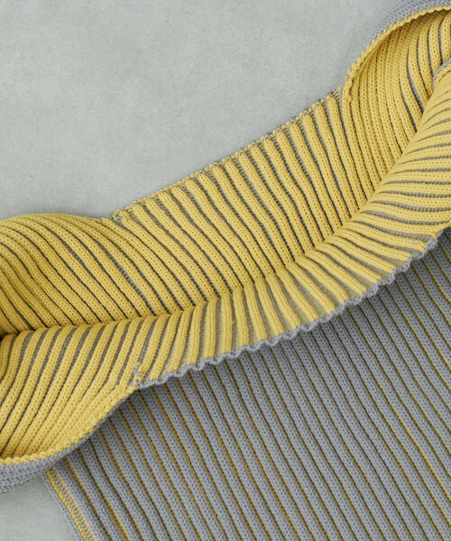 Actually(アクチュアリー)の「リブニットマルシェバッグ(トートバッグ・レディース・グレー/ブラック/グリーン・0)」の19枚目の写真