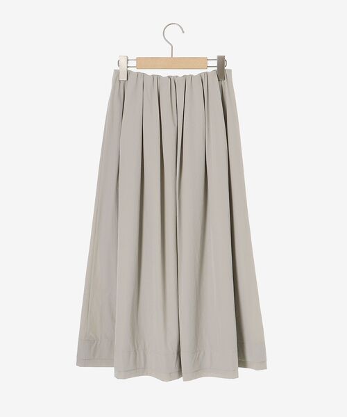 le.coeur blanc（ルクールブラン）の「ナイロンタックギャザーダブルヘムスカート（スカート・レディース・ラベンダー/グレイッシュベージュ/ダークグレー・38/36）」の8枚目の写真