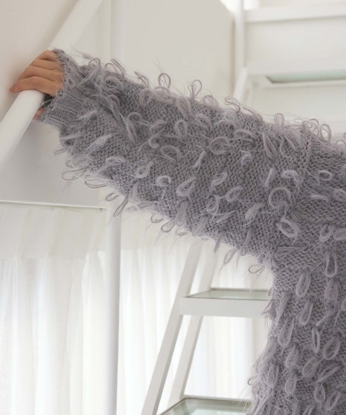 fifth(フィフス)の「ループニットカーディガン(カーディガン/ボレロ・レディース・アイボリー/ブルーグレー/ブラック・M)」の14枚目の写真