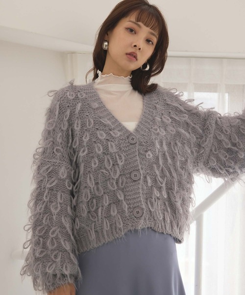 fifth(フィフス)の「ループニットカーディガン(カーディガン/ボレロ・レディース・アイボリー/ブルーグレー/ブラック・M)」の9枚目の写真