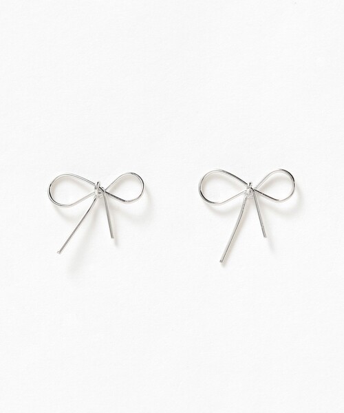 BEAMS BOY（ビームスボーイ）の「プチ ピアス セット 25SS（ピアス（両耳用）・レディース・レッド系その他4/シルバー・ONE SIZE）」の3枚目の写真