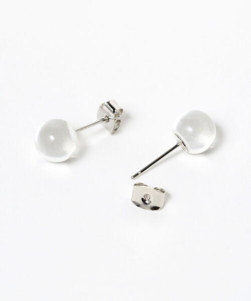 BEAMS BOY（ビームスボーイ）の「プチ ピアス セット 25SS（ピアス（両耳用）・レディース・レッド系その他4/シルバー・ONE SIZE）」の8枚目の写真