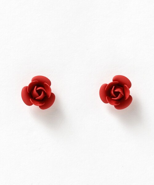 BEAMS BOY（ビームスボーイ）の「プチ ピアス セット 25SS（ピアス（両耳用）・レディース・レッド系その他4/シルバー・ONE SIZE）」の11枚目の写真