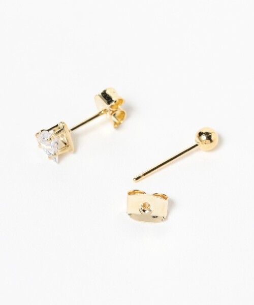 BEAMS BOY（ビームスボーイ）の「プチ ピアス セット 25SS（ピアス（両耳用）・レディース・レッド系その他4/シルバー・ONE SIZE）」の18枚目の写真