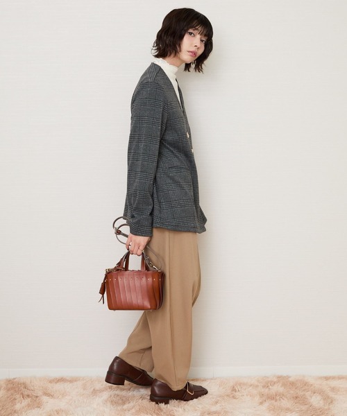 JETSET SOLO PLUS (ジェットセットソロプラス)の「【JETSET SOLO PLUS】裏起毛ストレッチカーブパンツ(その他パンツ・レディース・キャメル/ブラック・FREE)」の5枚目の写真