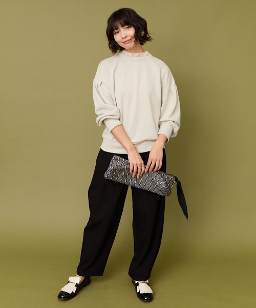 JETSET SOLO PLUS (ジェットセットソロプラス)の「【JETSET SOLO PLUS】裏起毛ストレッチカーブパンツ(その他パンツ・レディース・キャメル/ブラック・FREE)」の11枚目の写真