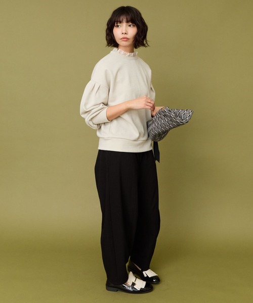 JETSET SOLO PLUS (ジェットセットソロプラス)の「【JETSET SOLO PLUS】裏起毛ストレッチカーブパンツ(その他パンツ・レディース・キャメル/ブラック・FREE)」の13枚目の写真