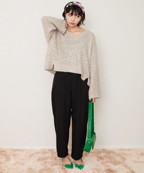 JETSET SOLO PLUS (ジェットセットソロプラス)の「【JETSET SOLO PLUS】裏起毛ストレッチカーブパンツ(その他パンツ・レディース・キャメル/ブラック・FREE)」の14枚目の写真