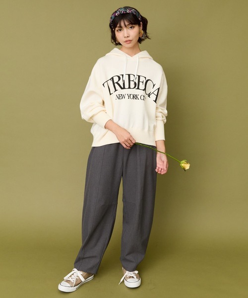 JETSET SOLO PLUS (ジェットセットソロプラス)の「【JETSET SOLO PLUS】裏起毛ストレッチカーブパンツ(その他パンツ・レディース・キャメル/ブラック・FREE)」の15枚目の写真