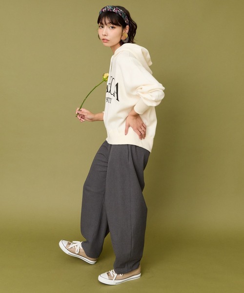 JETSET SOLO PLUS (ジェットセットソロプラス)の「【JETSET SOLO PLUS】裏起毛ストレッチカーブパンツ(その他パンツ・レディース・キャメル/ブラック・FREE)」の16枚目の写真
