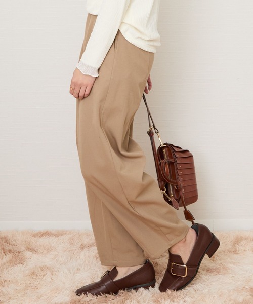 JETSET SOLO PLUS (ジェットセットソロプラス)の「【JETSET SOLO PLUS】裏起毛ストレッチカーブパンツ(その他パンツ・レディース・キャメル/ブラック・FREE)」の19枚目の写真