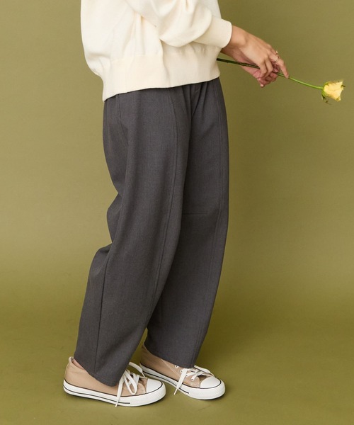 JETSET SOLO PLUS (ジェットセットソロプラス)の「【JETSET SOLO PLUS】裏起毛ストレッチカーブパンツ(その他パンツ・レディース・キャメル/ブラック・FREE)」の22枚目の写真